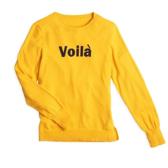 ⚠️SOLD⚠️Court Rowe Yellow Voila Fine Gauge Sweater - Picture 3 of 8